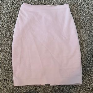 Pink pencil skirt